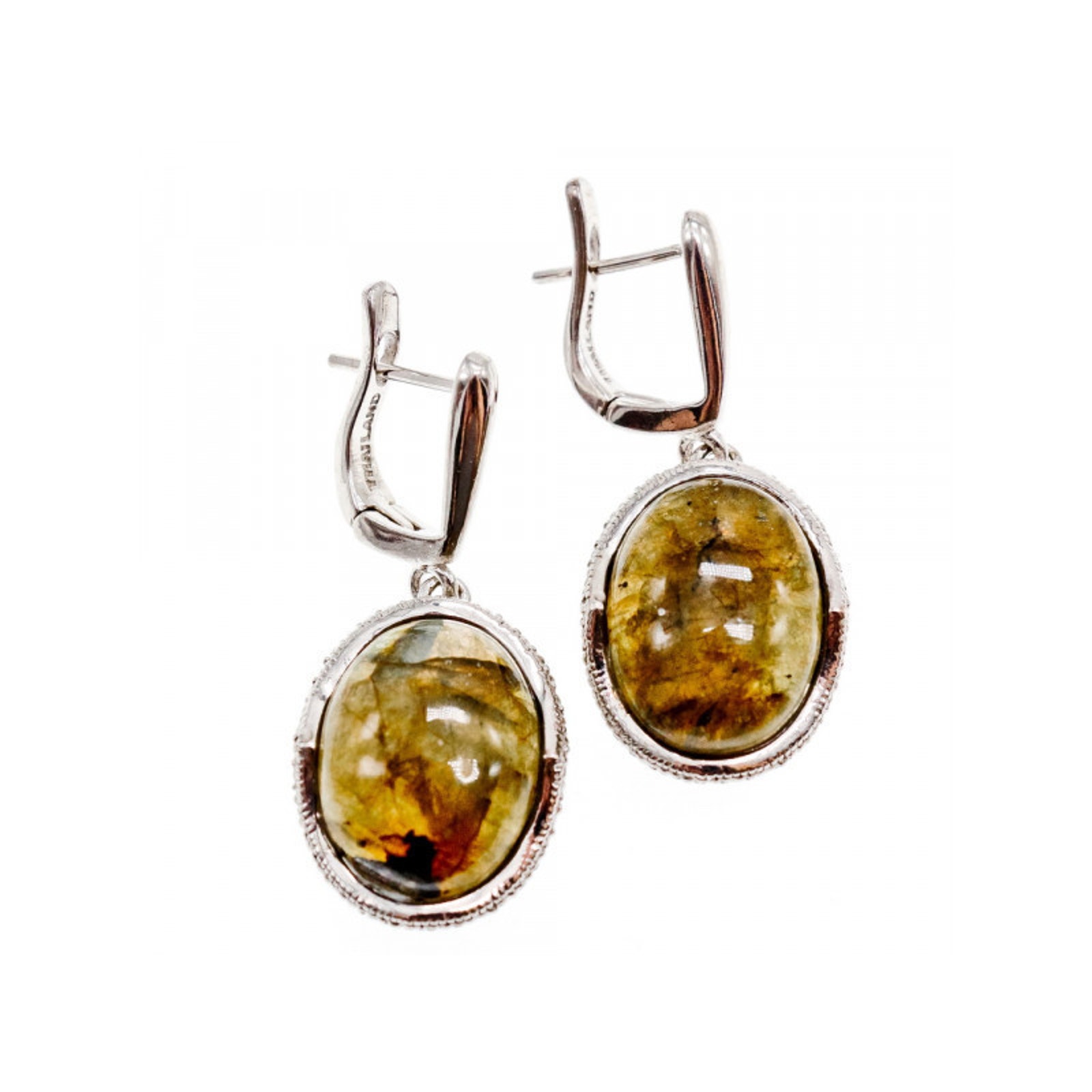 925 Sterling Silver Haliotis "Fantastic" Earrings